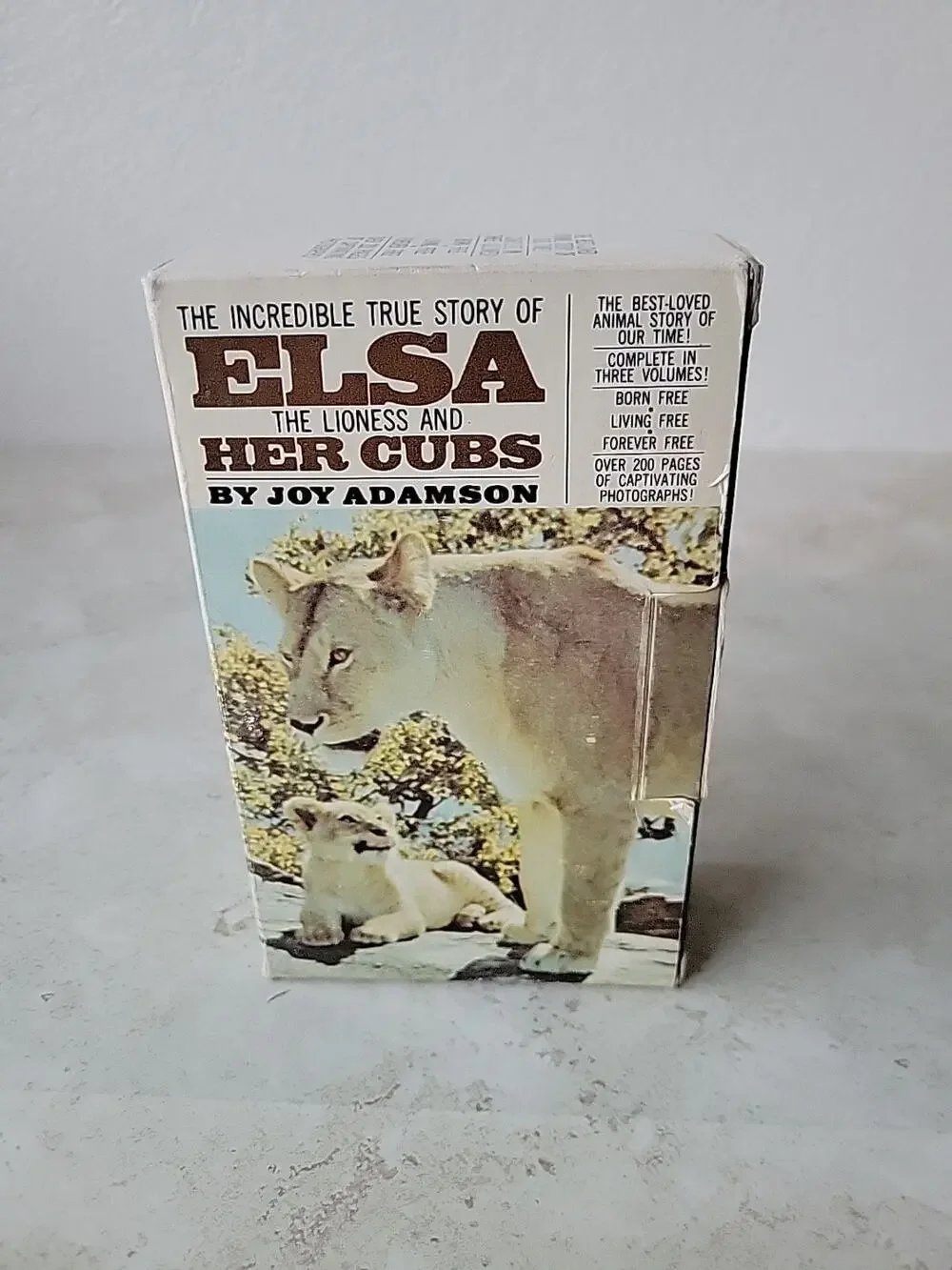 The Incredible True Story of Elsa The Lioness & Her Cubs 3 Books Boxed Set